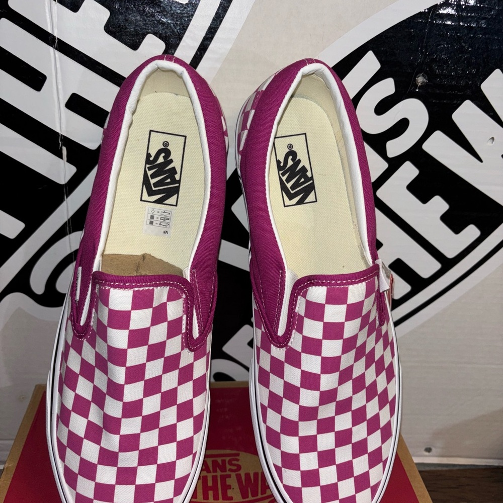 Vans Classic Slip On Checkers sz 11.5 Men’s 13.0 Women’s - Picture 5 of 12